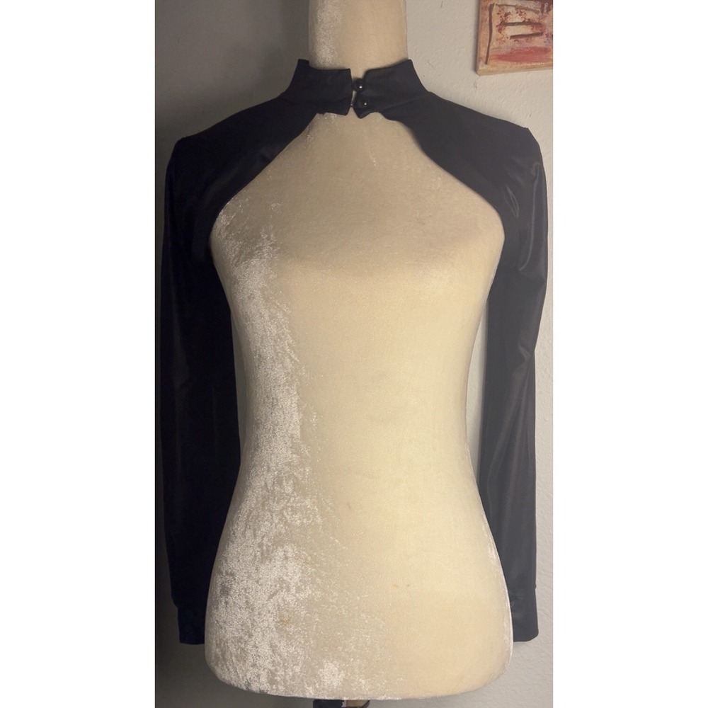 MONACO Black Long Sleeve Bolero Shrug – Private Label Cover-Up Small